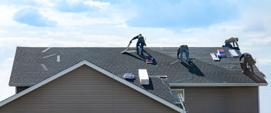 Roof Installation by Roofing Crew of Knoxville